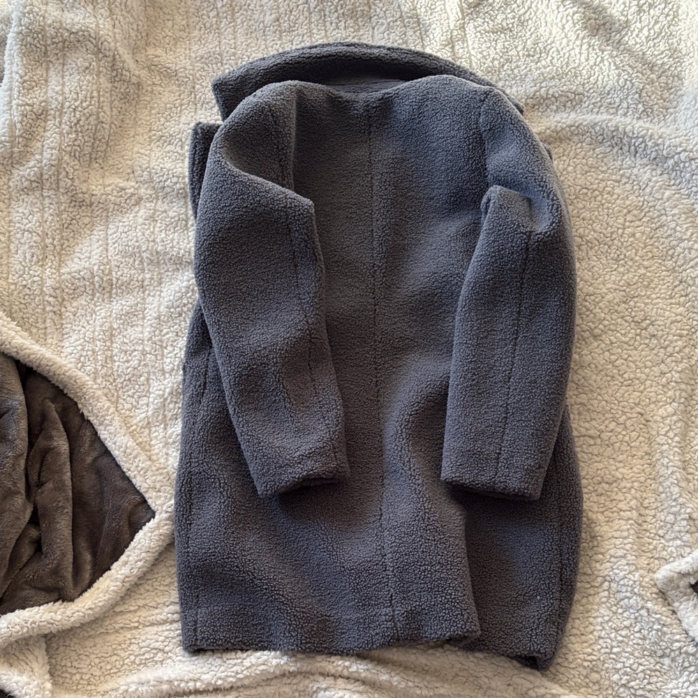 French Connection Gray Teddy Jacket - image 4